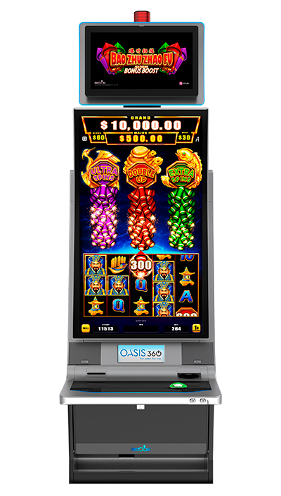 ¡Vive la emoción sin límites con el juego Bao Zhu Zhao Fu en nuestras nuevas máquinas Aristocrat Helix XT!